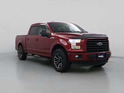 Red 2017 Ford F150 XLT