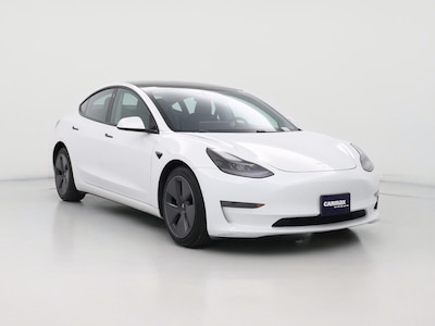White 2021 Tesla Model 3 Long Range