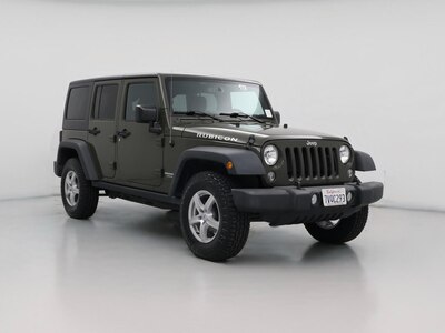 Green 2015 Jeep Wrangler Unlimited Rubicon