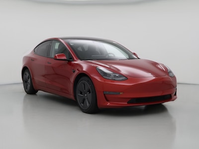 Red 2022 Tesla Model 3