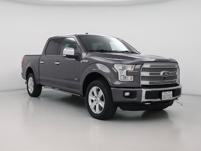 Gray 2016 Ford F150 Platinum