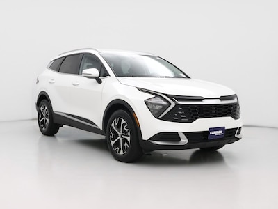 White 2023 Kia Sportage Hybrid EX