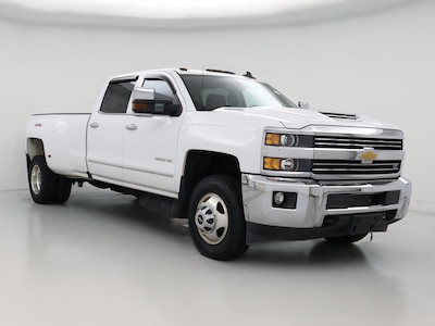 White 2018 Chevrolet Silverado 3500 LTZ
