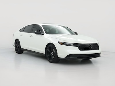 White 2025 Honda Accord Hybrid Sport-L