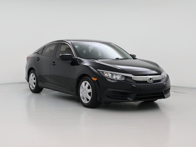 Black 2018 Honda Civic LX