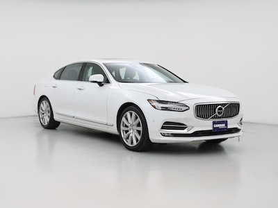 White 2018 Volvo S90 T6 Inscription