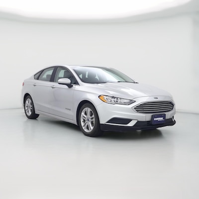 Silver 2018 Ford Fusion Hybrid SE