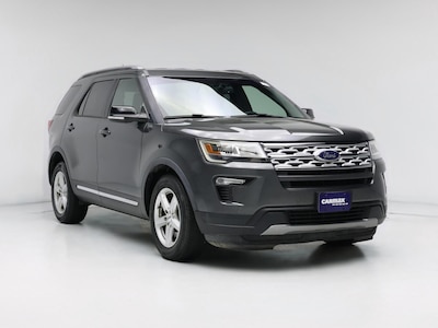 Gray 2018 Ford Explorer XLT