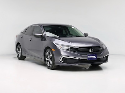 Gray 2021 Honda Civic LX