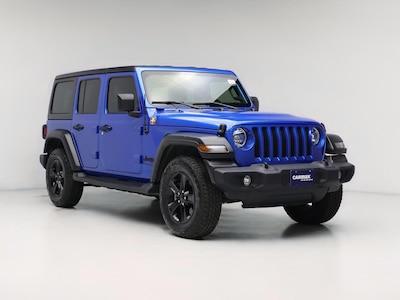 Blue 2022 Jeep Wrangler Unlimited Sport S