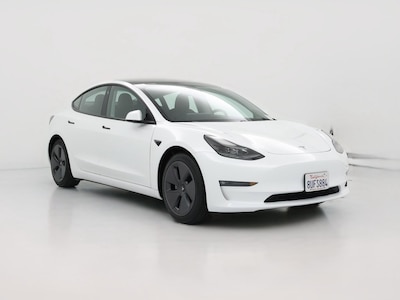 White 2021 Tesla Model 3 Long Range