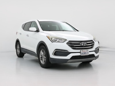 White 2018 Hyundai Santa Fe Sport