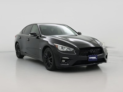 Black 2018 Infiniti Q50 Luxe
