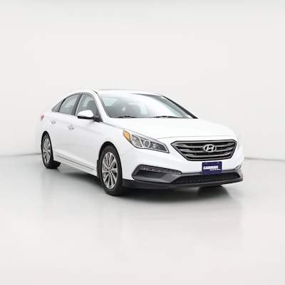 White 2016 Hyundai Sonata Sport