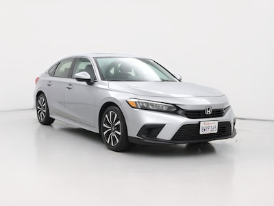 Silver 2022 Honda Civic EX