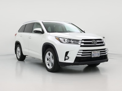 White 2018 Toyota Highlander Limited Platinum