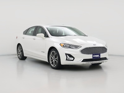 White 2019 Ford Fusion Hybrid Titanium