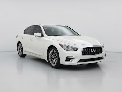 White 2019 Infiniti Q50 Luxe
