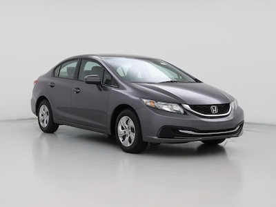 Gray 2015 Honda Civic LX