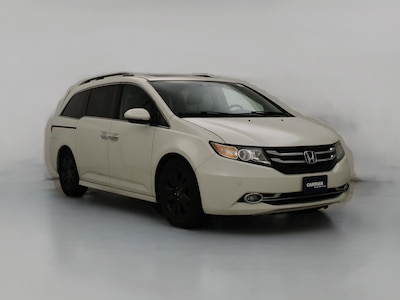 White 2014 Honda Odyssey Touring Elite