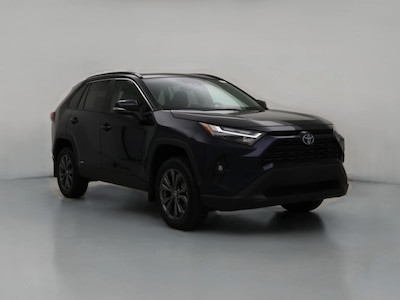 Blue 2023 Toyota RAV4 Hybrid XLE Premium