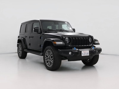 Black 2024 Jeep Wrangler 4XE PHEV High Altitude