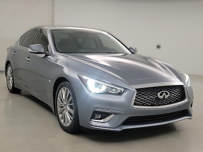 Gray 2018 Infiniti Q50 Luxe