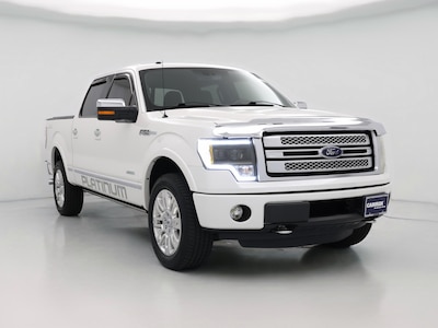 White 2013 Ford F150 Platinum