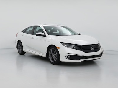 White 2020 Honda Civic EX