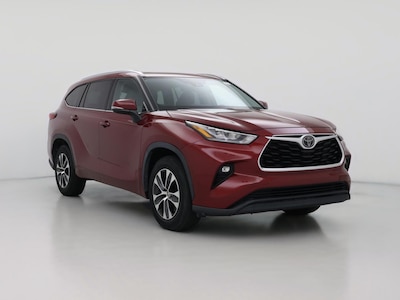 Red 2020 Toyota Highlander XLE