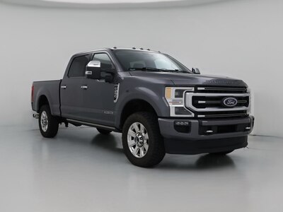 Gray 2022 Ford F250 Platinum