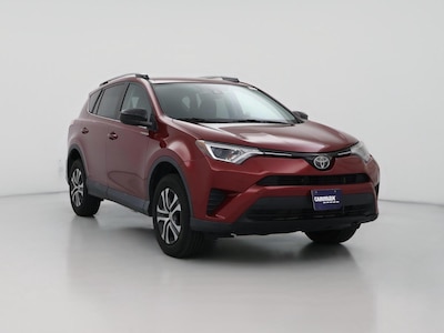 Red 2018 Toyota RAV4 LE