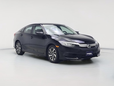 Black 2016 Honda Civic EX