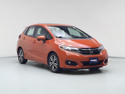 Orange 2018 Honda Fit EX