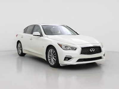 White 2019 Infiniti Q50 Luxe