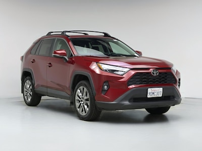 Red 2022 Toyota RAV4 XLE Premium