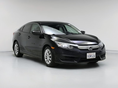 Black 2018 Honda Civic LX