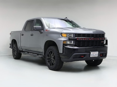 Gray 2021 Chevrolet Silverado 1500 Custom Trail Boss