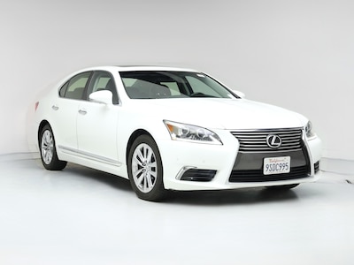 White 2015 Lexus LS 460