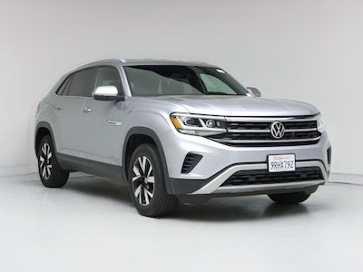 Blue 2021 Volkswagen Atlas Cross Sport SE