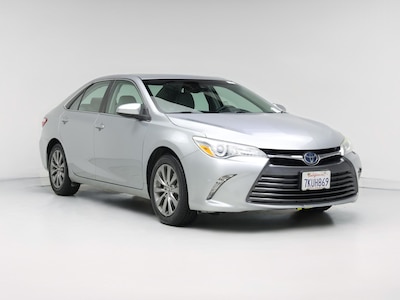 Silver 2015 Toyota Camry Hybrid XLE