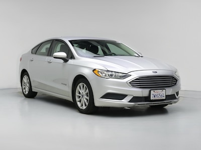 Silver 2017 Ford Fusion Hybrid SE