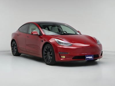 Red 2022 Tesla Model 3 Performance
