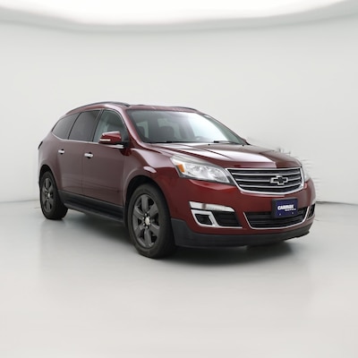 Red 2017 Chevrolet Traverse LT