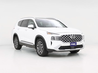 White 2023 Hyundai Santa Fe Hybrid Limited