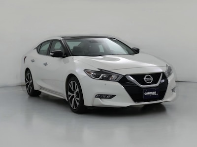 White 2018 Nissan Maxima Platinum