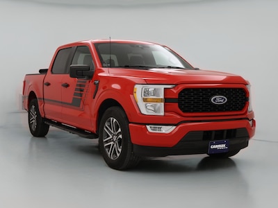 Red 2022 Ford F150 XL