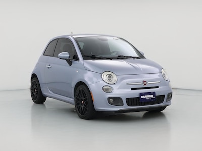 Blue 2015 Fiat 500 Sport