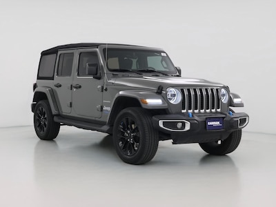 Gray 2022 Jeep Wrangler 4XE PHEV Unlimited Sahara