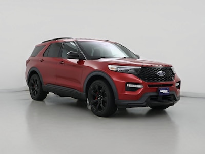 Red 2020 Ford Explorer ST